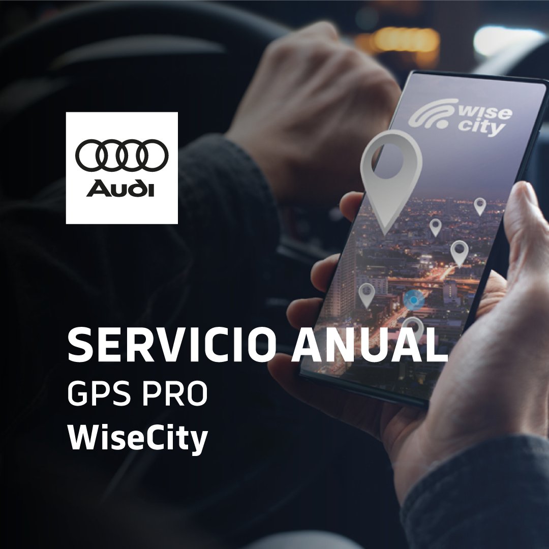 Servicio Anual GPS PRO WiseCity - Audi Chile - Wisecity Chile