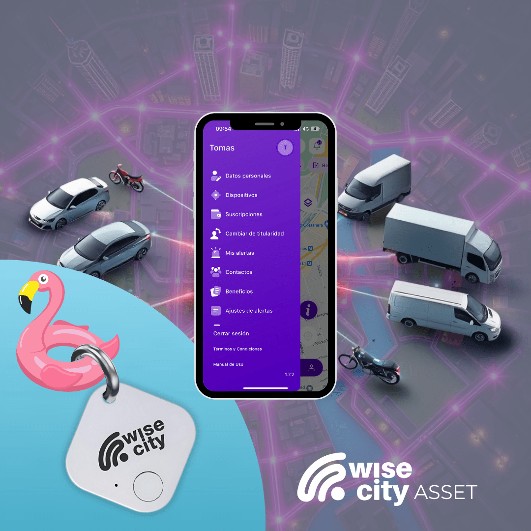 WiseCity GPS portátil con batería de larga duración + WiseTag GRATIS - WiseCity Chile